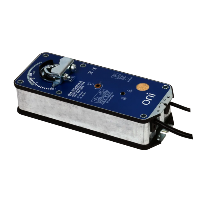 16Нм 24В AC/DC Привод заслонки регулируемый 0-10В/4-20А без возвратной пружины ONI 1,312 Кабель 16HM-24B-AC/DC