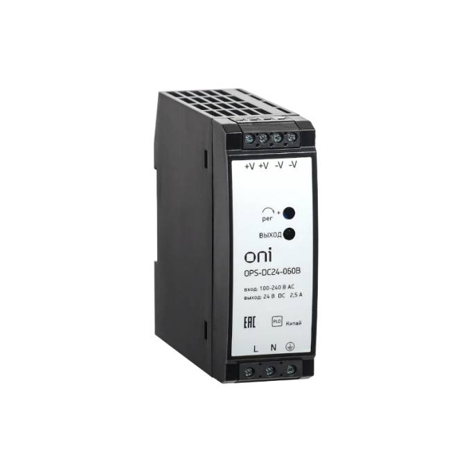 OPS 220В AC/24В DC 1,25А 30Вт Блок питания ONI 0,63 1,25 А OPS-DC24-030B