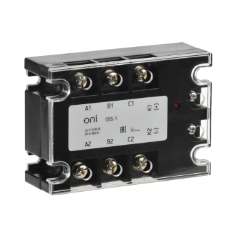 OSS-1 40А 380В AC 3-32В DC Реле твердотельное ONI 0,4 48x105x37