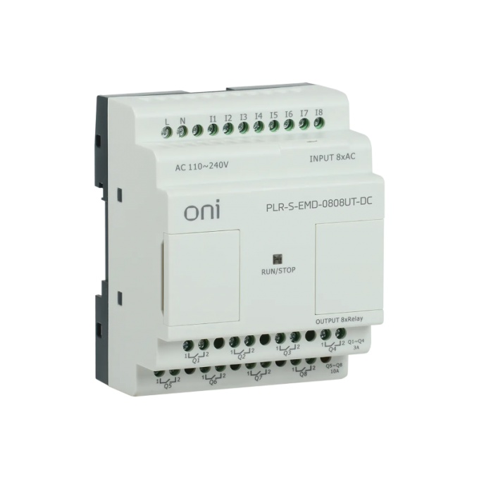PLR-S. 8DI/8DO Логическое реле ONI 24В DC Modbus RTU PLR-S-EMD-0808