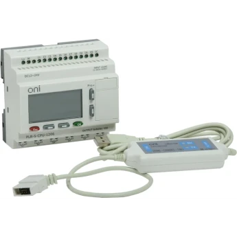 PLR-S. Стартовый набор 24В DC Логическое реле ONI 12 входов USB RS-232 PLR-S-STK-1206R-DC-BE